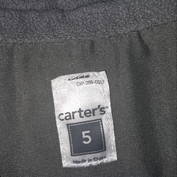 Carters Zip Front Puffer Vest - Picture 3 of 3